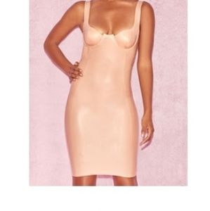 House of CB London Nude Latex Dress